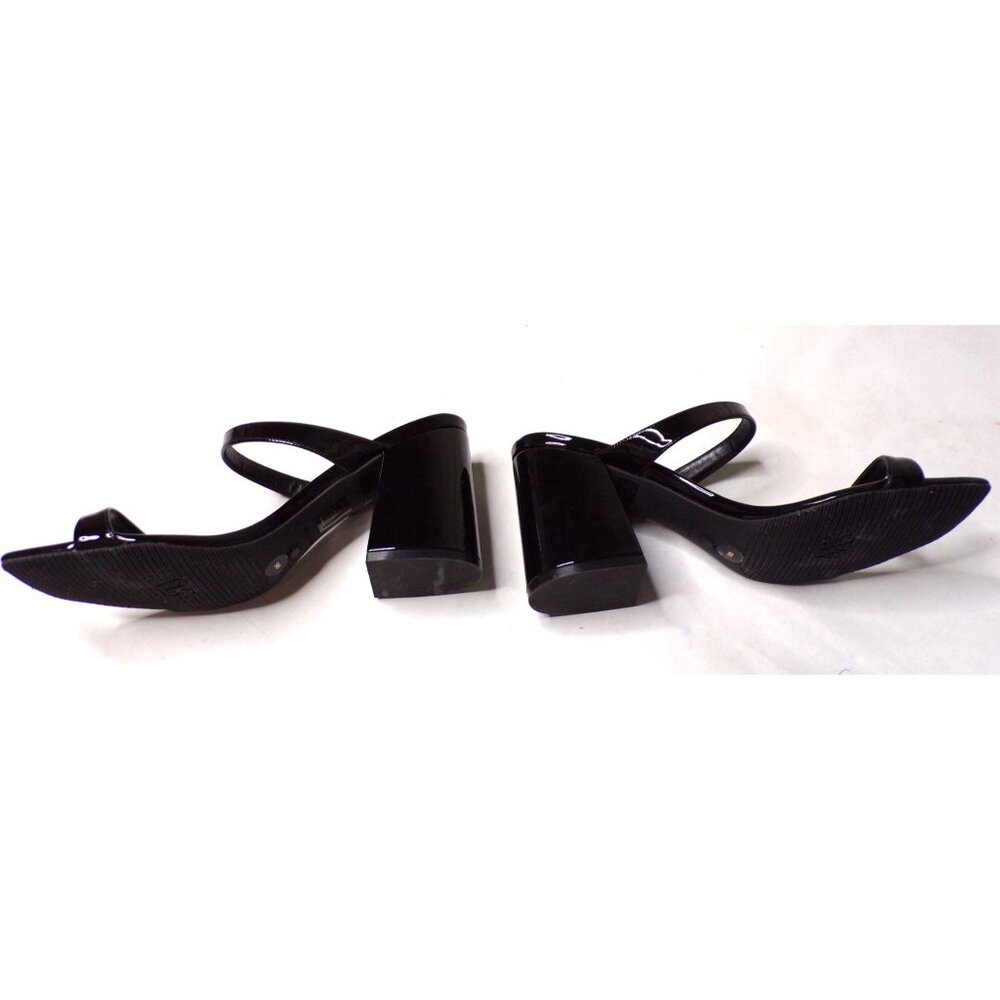 🆕 STUART WEITZMAN Flareblock 85 Slide Sandal Shoes Black 9 - Picture 14 of 14